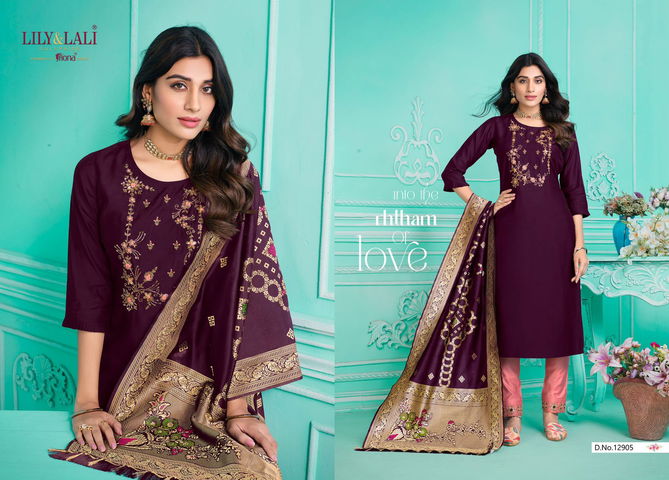 Gulmeena 2 Lily And Lali Milan Silk Readymade Suits Catalog